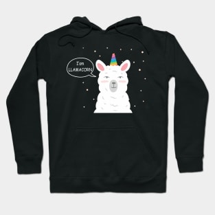 Funny Llamacorn - Funny Cute Llama Unicorn Hoodie